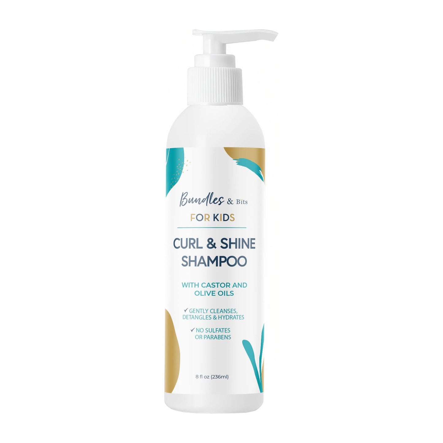 Kids Curl & Shine Shampoo Hair Care Products_Front