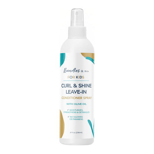 Kids Curl and Shine Leave-in Conditioner Spray Best Curly Hair Care_Front