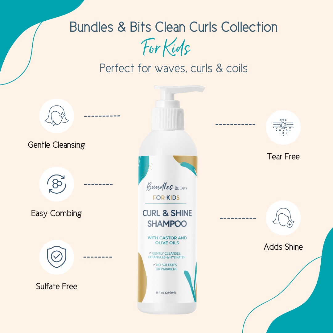Bundles & Bits Clean Curl Care - Curl & Shine Shampoo