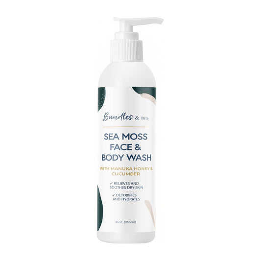 Sea Moss Face & Body Wash Body Care Products_Front